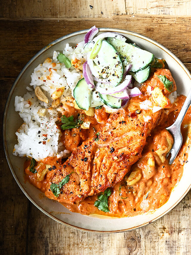 Easy Butter Salmon Curry