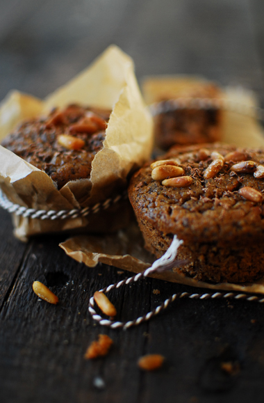 Kasztanowe muffinki z czekoladą