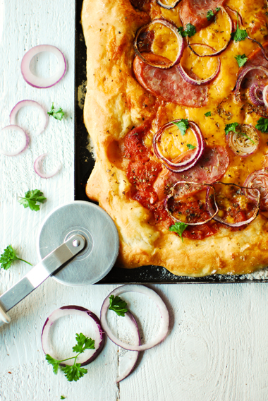 studio kuchnia | Pizza ziemniaczana z kiełbasą