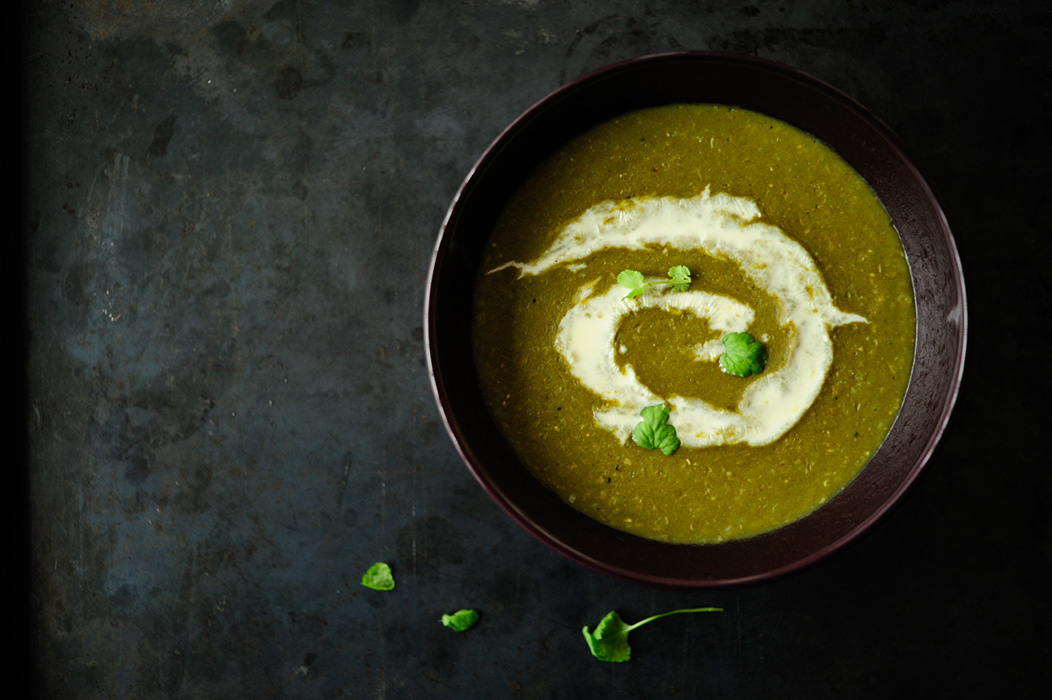 Leek and rice soup