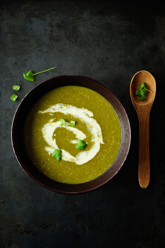 Leek and rice soup