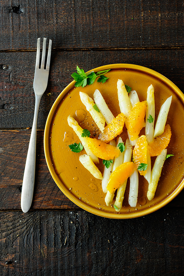 Asperge-sinaasappelsalade 