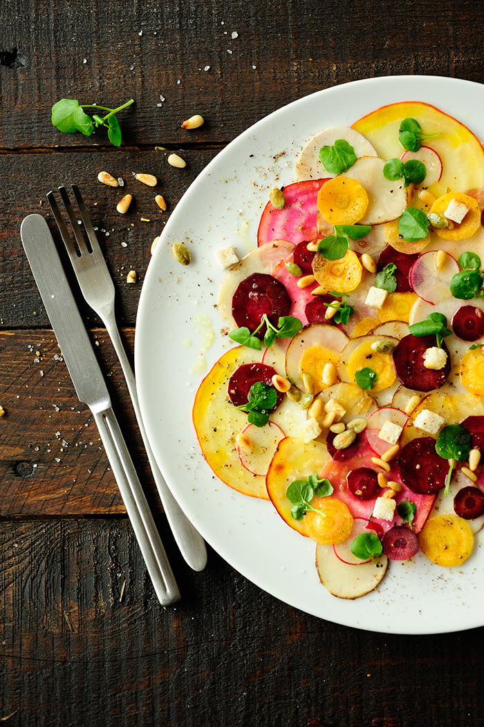 Vegetarian carpaccio Recipes: appetizers, salads, veggie Vegetarian carpaccio Recipes: appetizers, salads, veggie