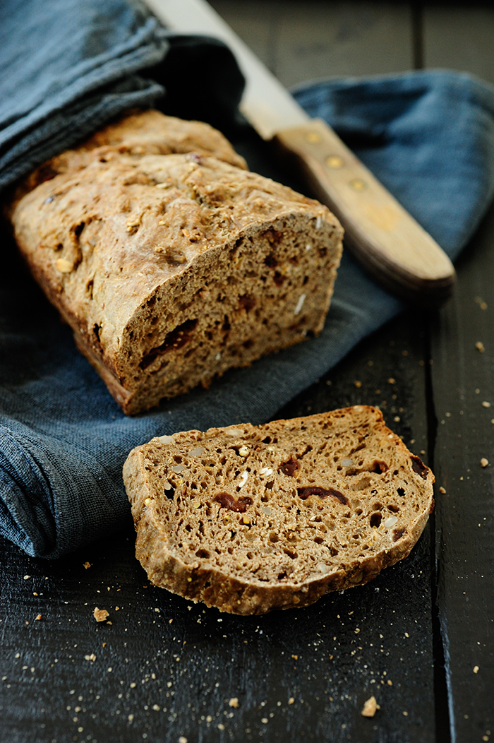 serving dumplings | Multigrain bread with dried cranberries