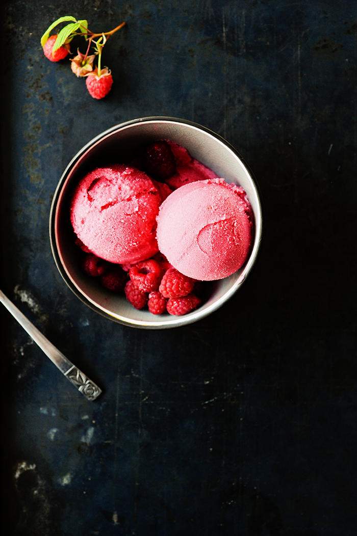 serving dumplings | Raspberry frozen yogurt 