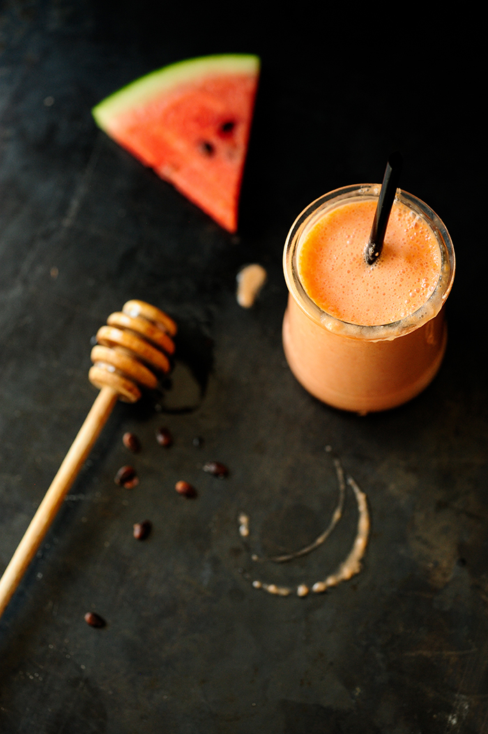 Watermelon coconut smoothie