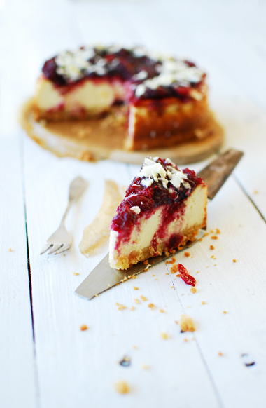 cheesecake-with-cranberries