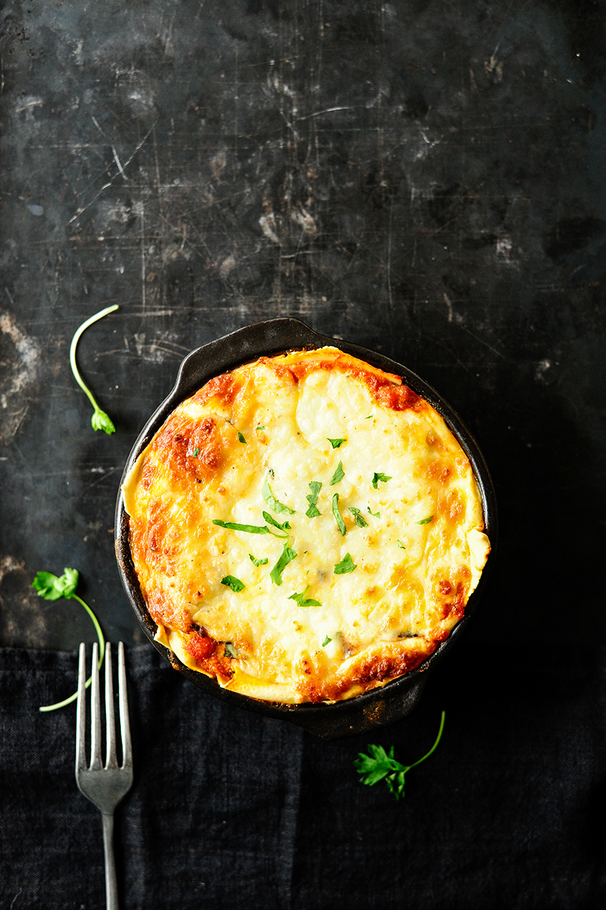 serving dumplings | super-cheesy-lasagne-with-eggplant