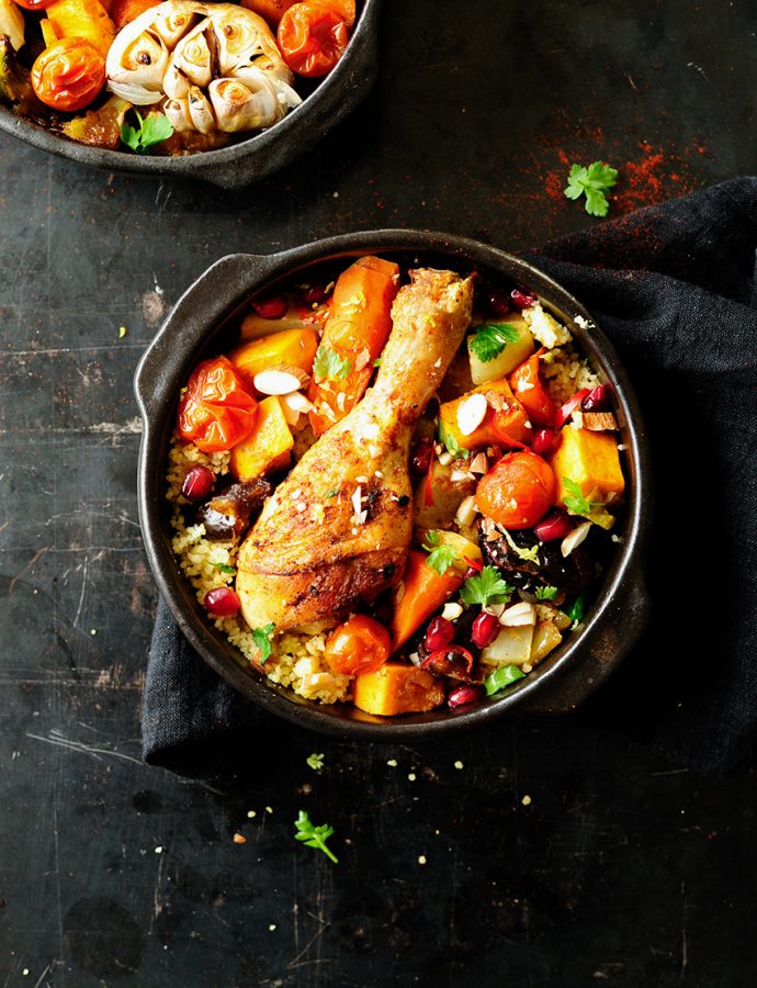Moroccan chicken with dates