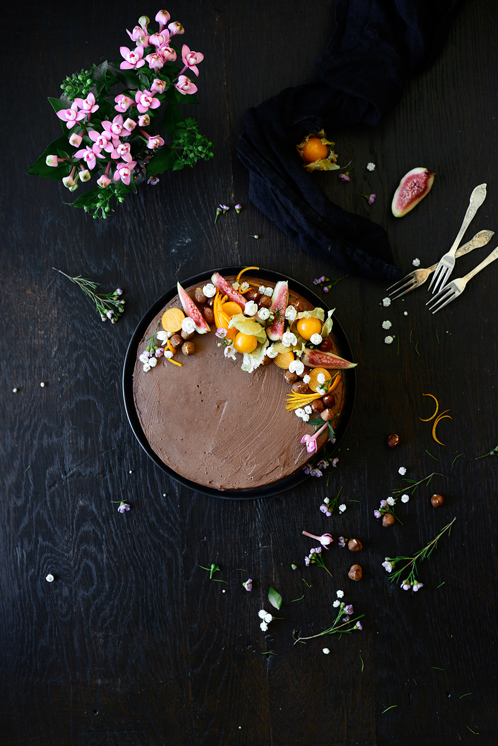 studio kuchnia | Ciasto czekoladowe pomarańczowo-figowe