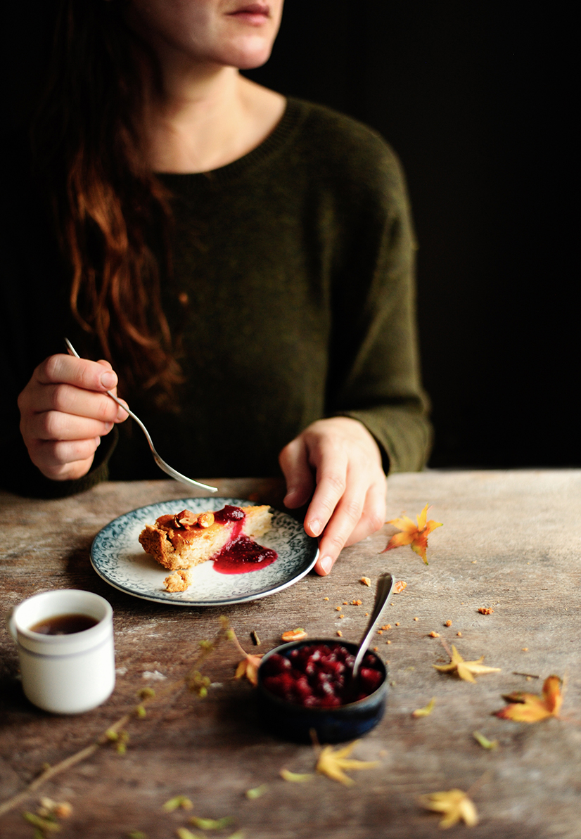 sering dumplings | Vegan baked cheesecake