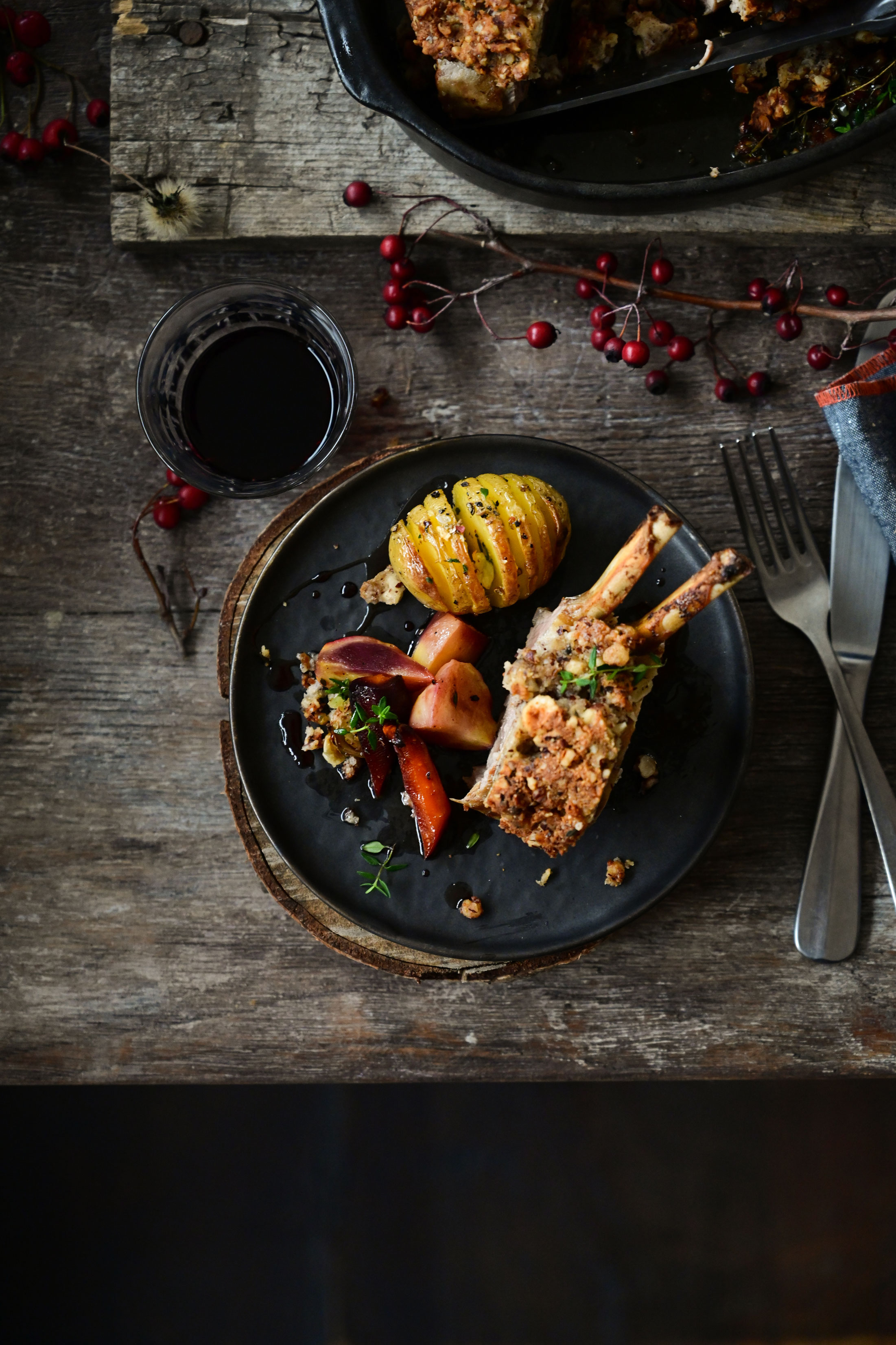 roast rack of lamb