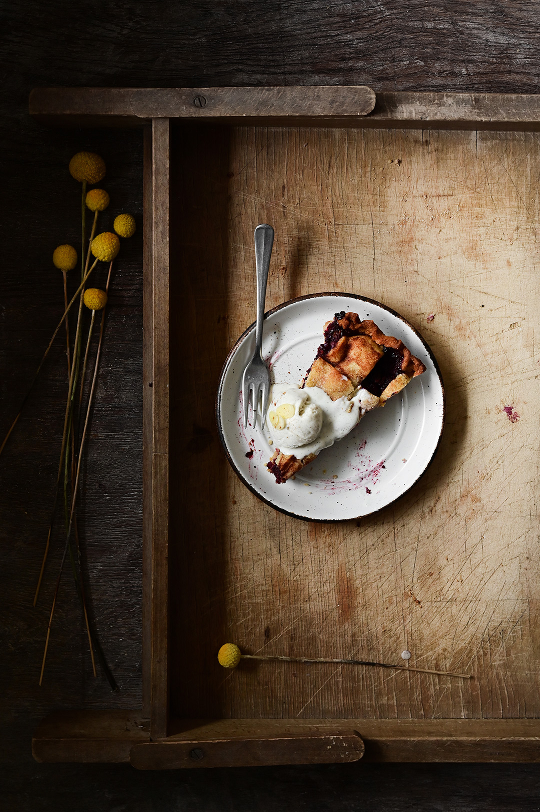 blackberry pie with frangipane 