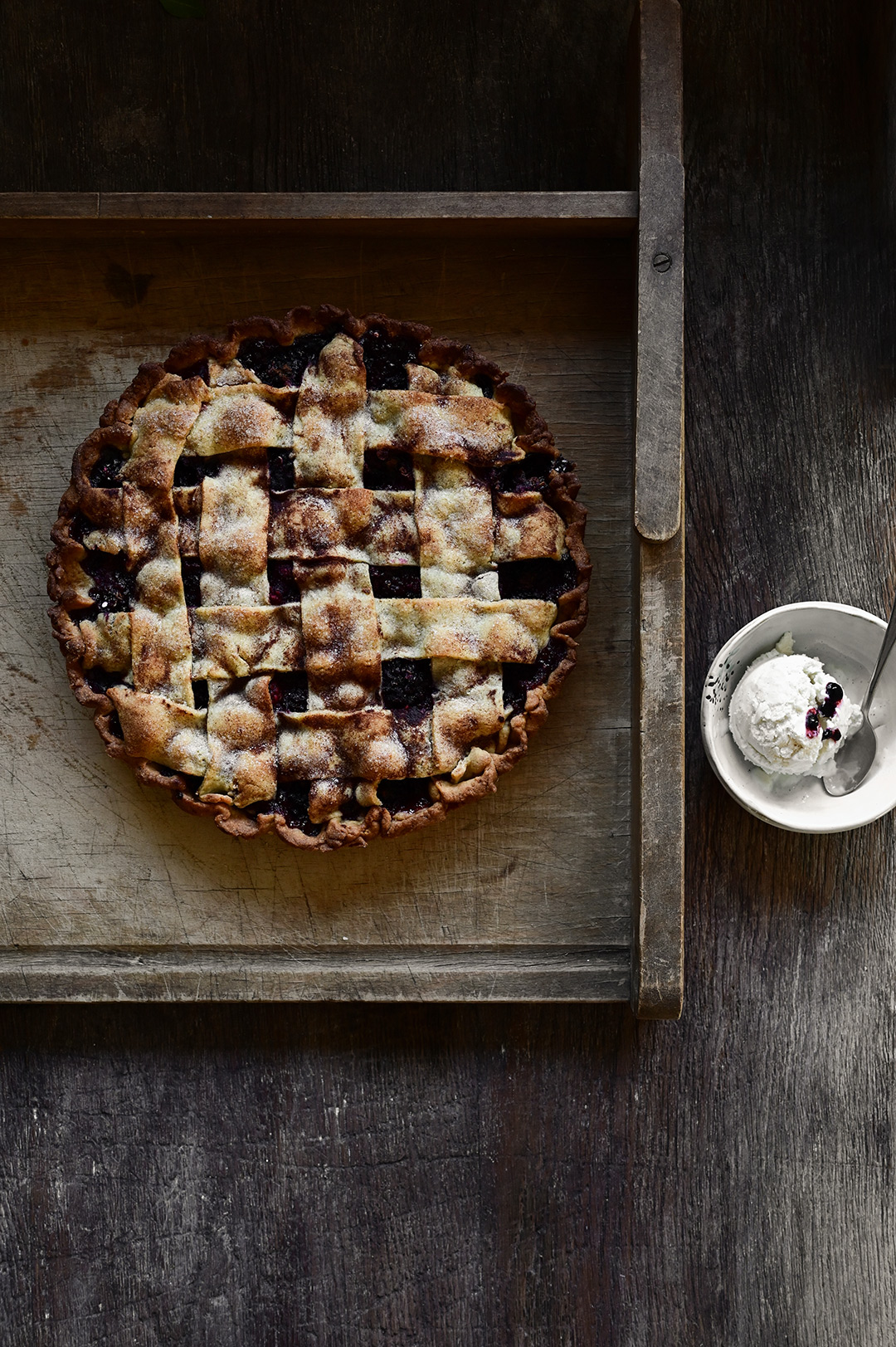 blackberry pie with frangipane 