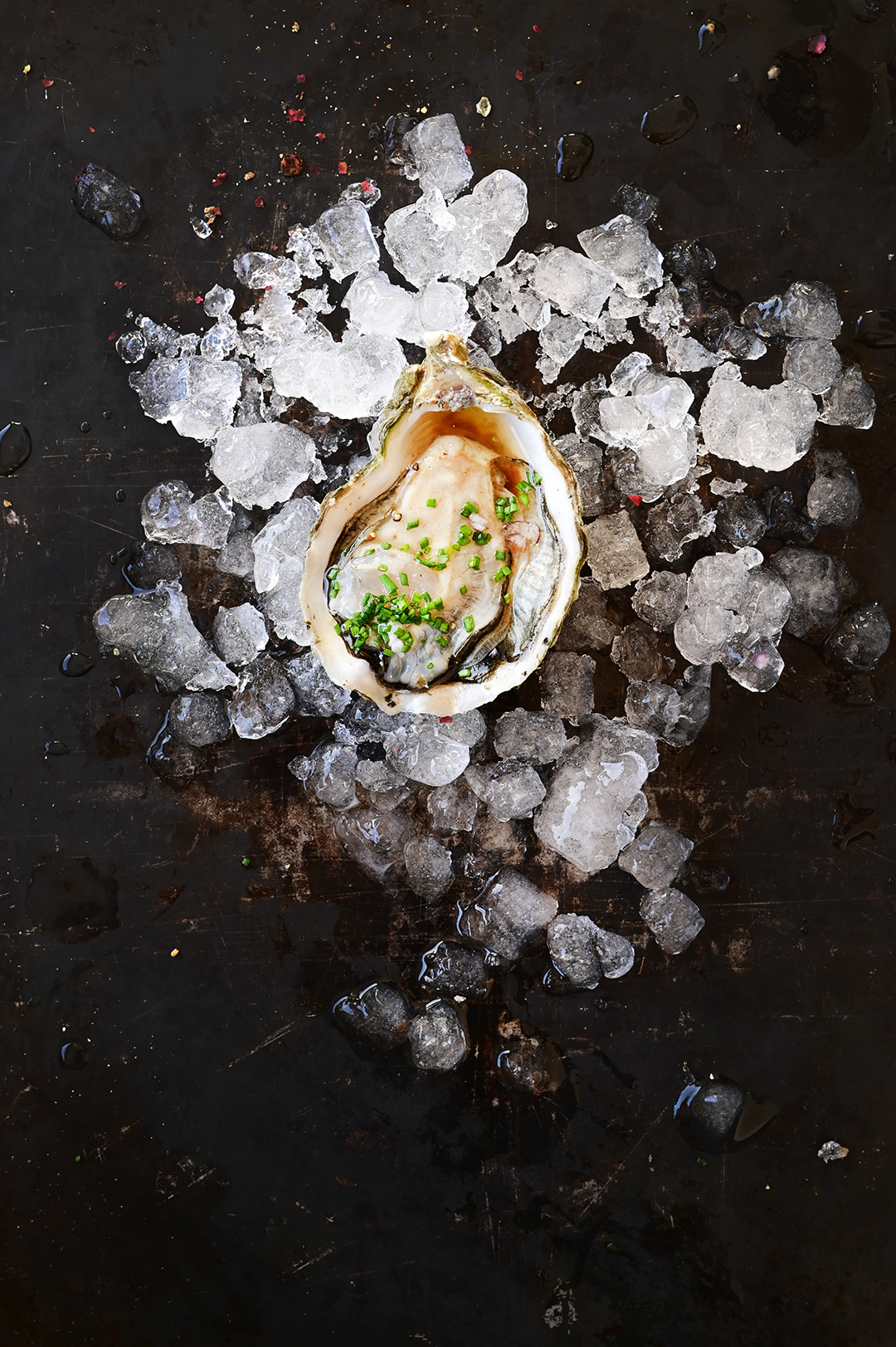 Fresh oysters five-ways