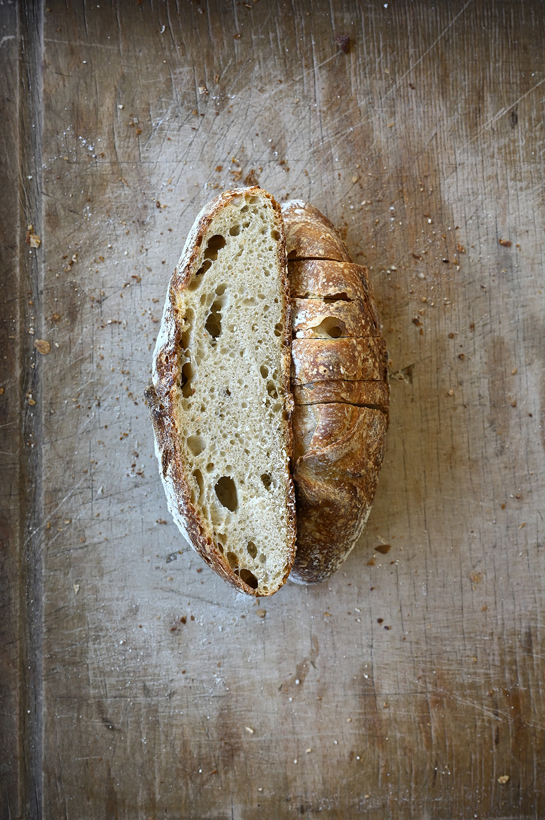 Homemade sourdough bread