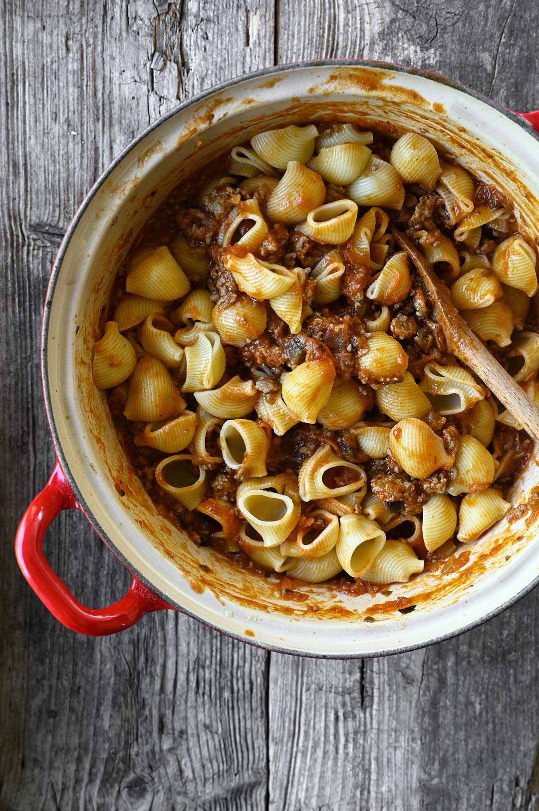 serving dumplings | Cheesy eggplant-beef bolognese pasta bake