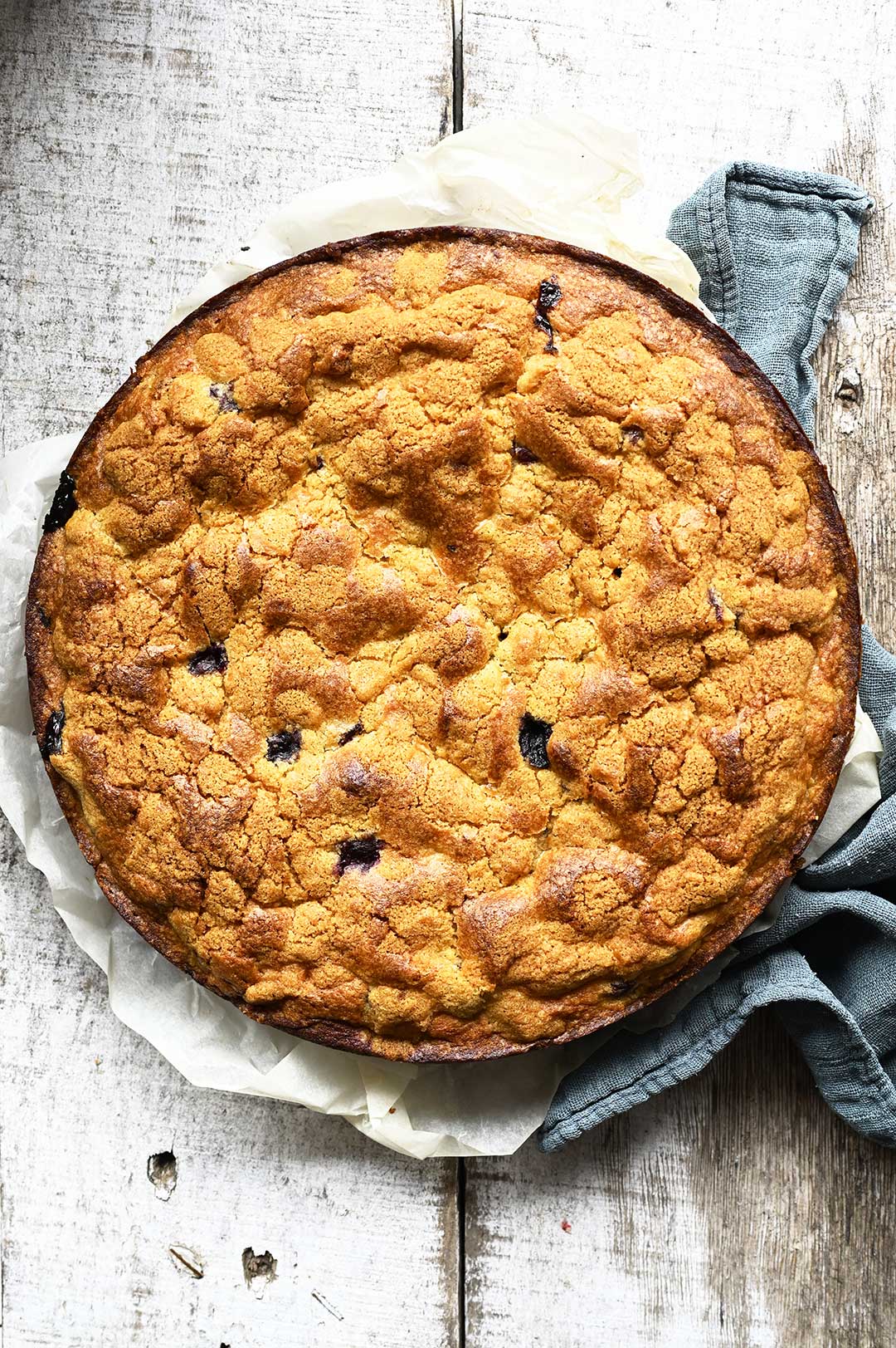 Lemon blueberry crumb cake 