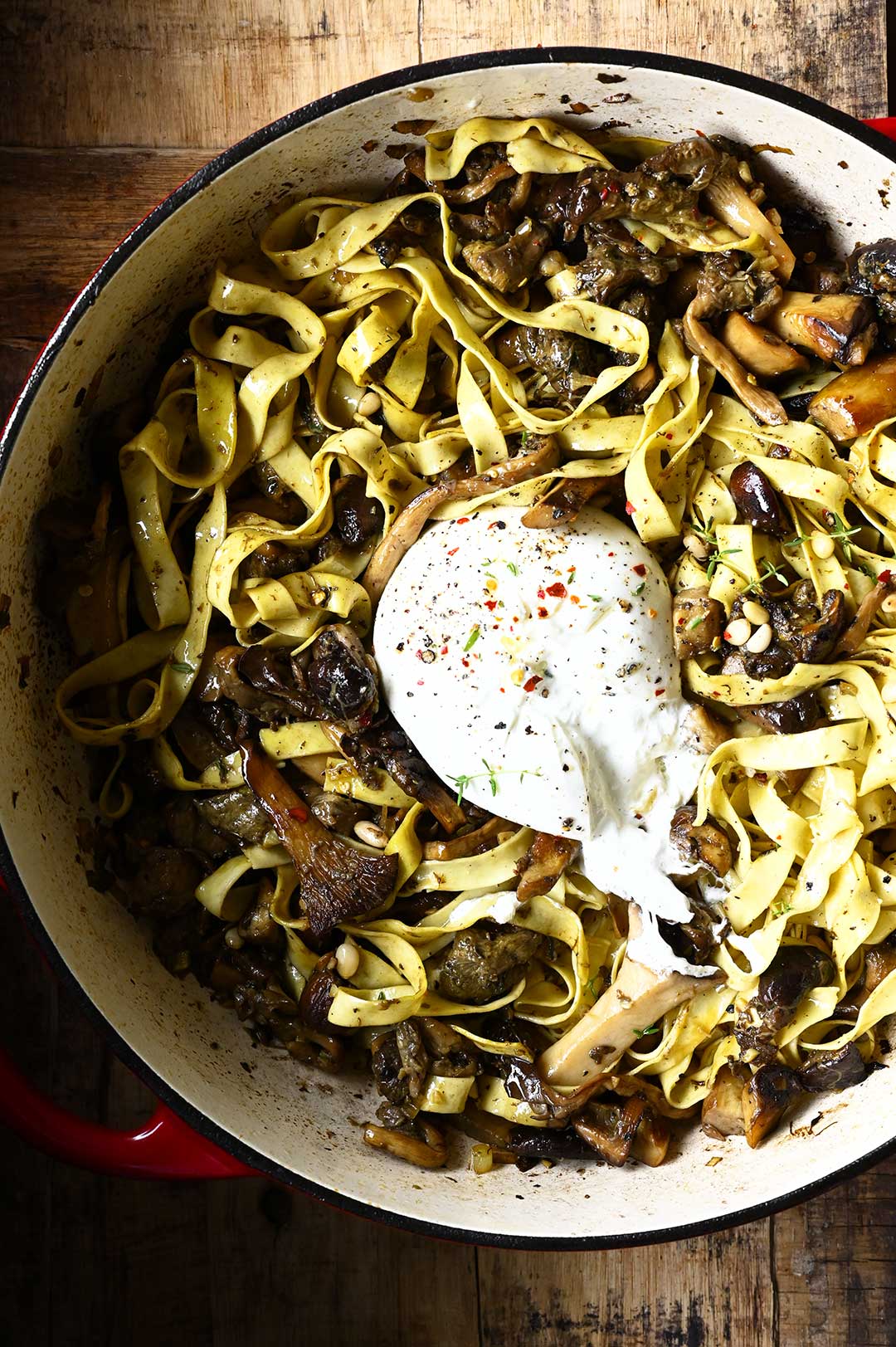 Balsamic Wild Mushroom Pasta