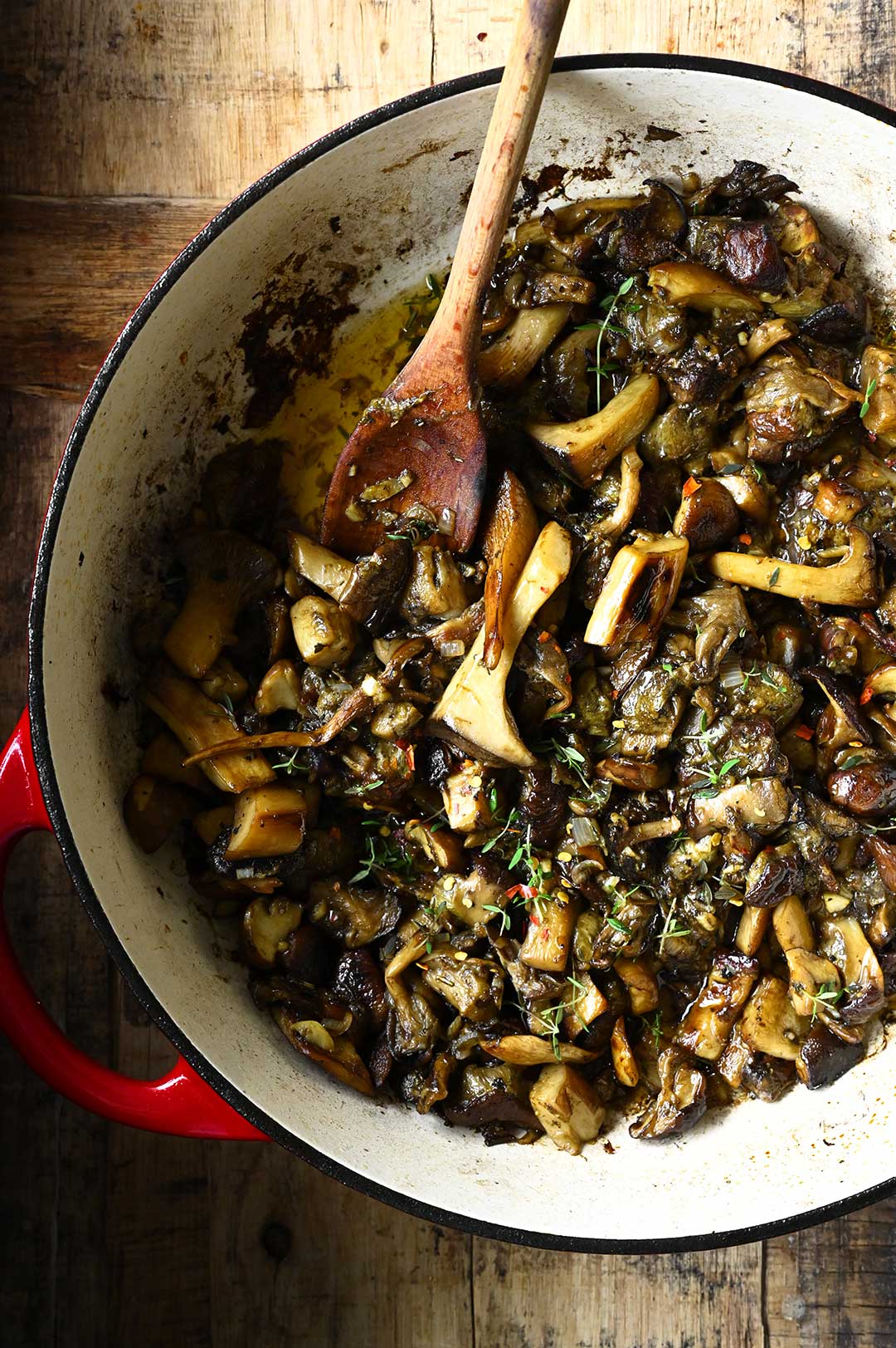 Balsamic Wild Mushroom Pasta