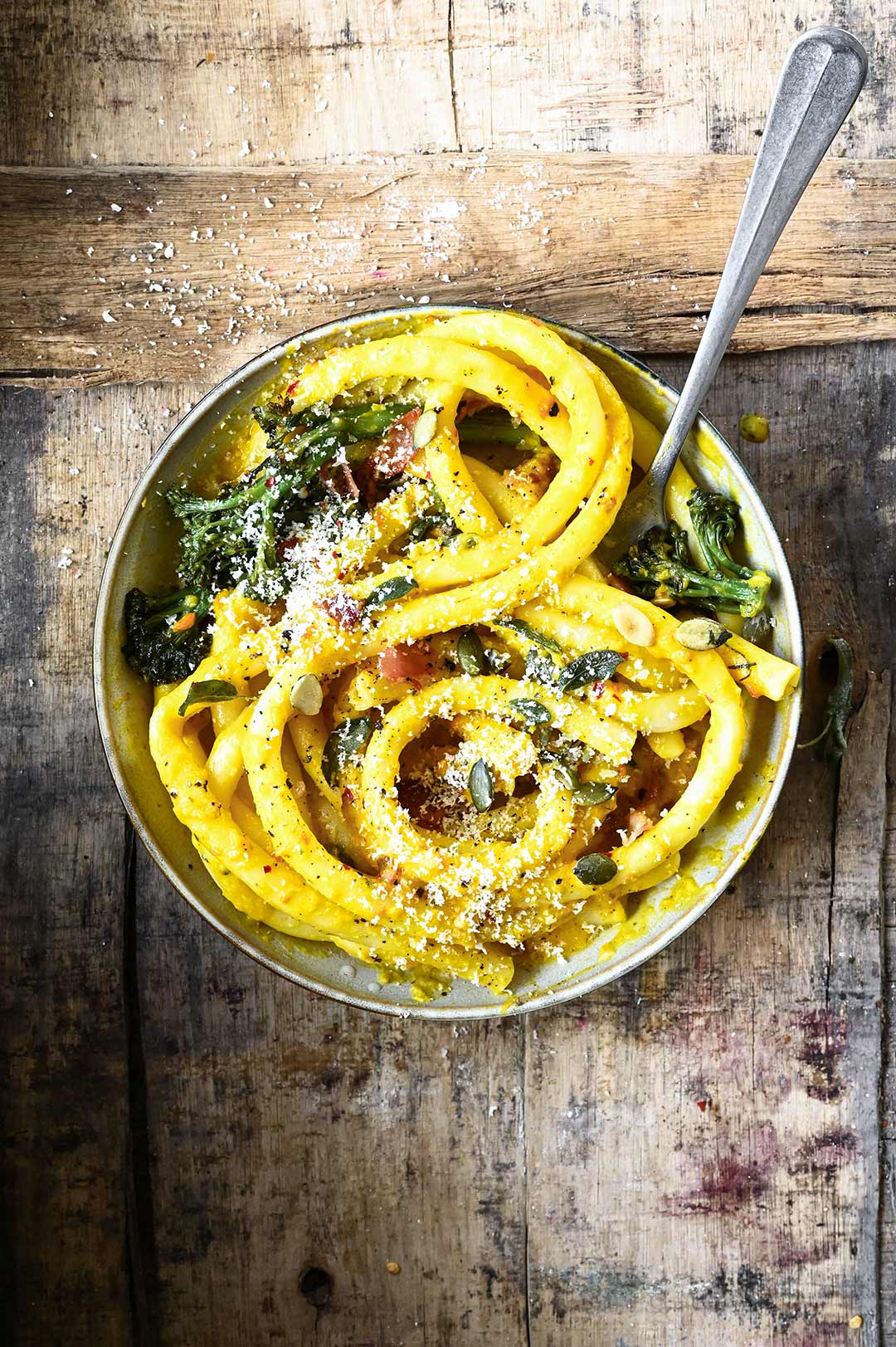 Pasta with Roasted Pumpkin Mascarpone Sauce