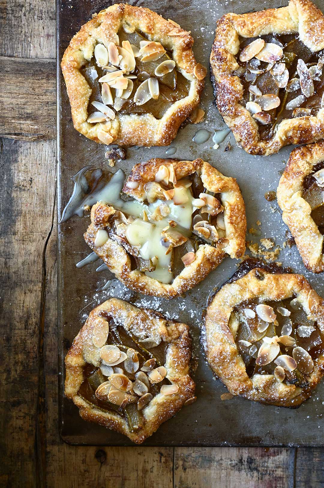 Mini Pear Almond Galettes