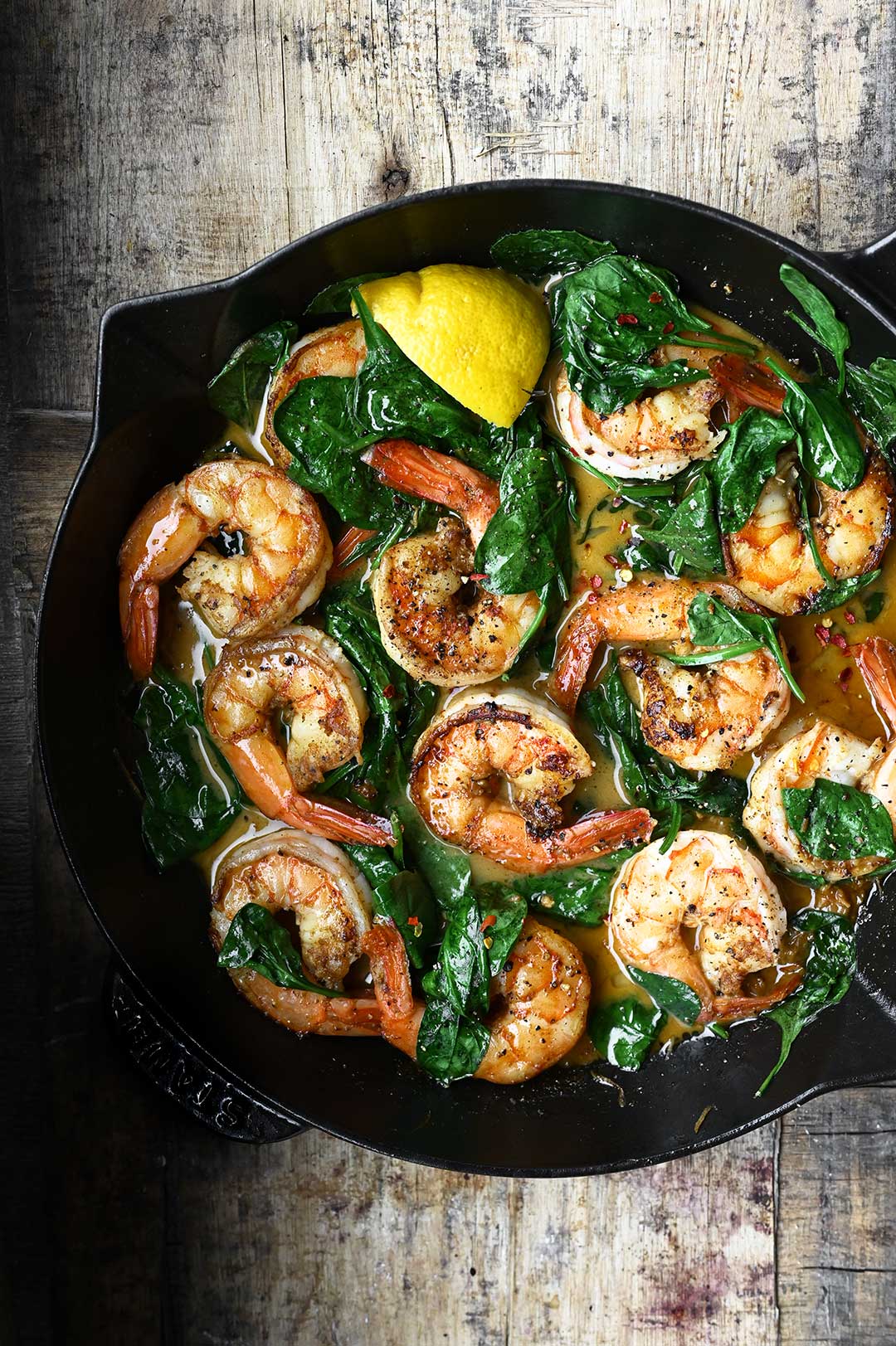 Cast Iron Shrimp in Garlic Butter