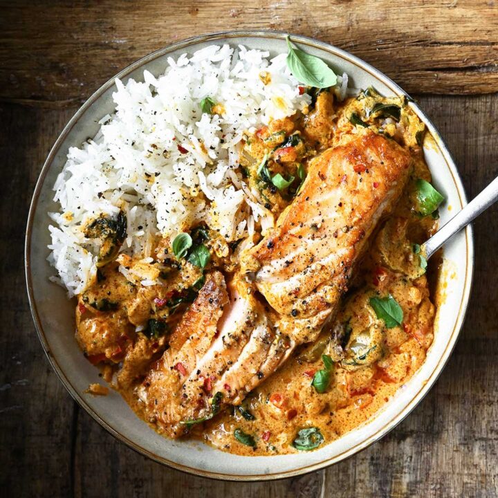 Thai Coconut Salmon Curry