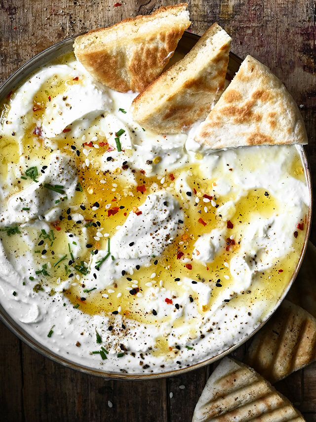 Whipped Feta Dip with Spicy Honey