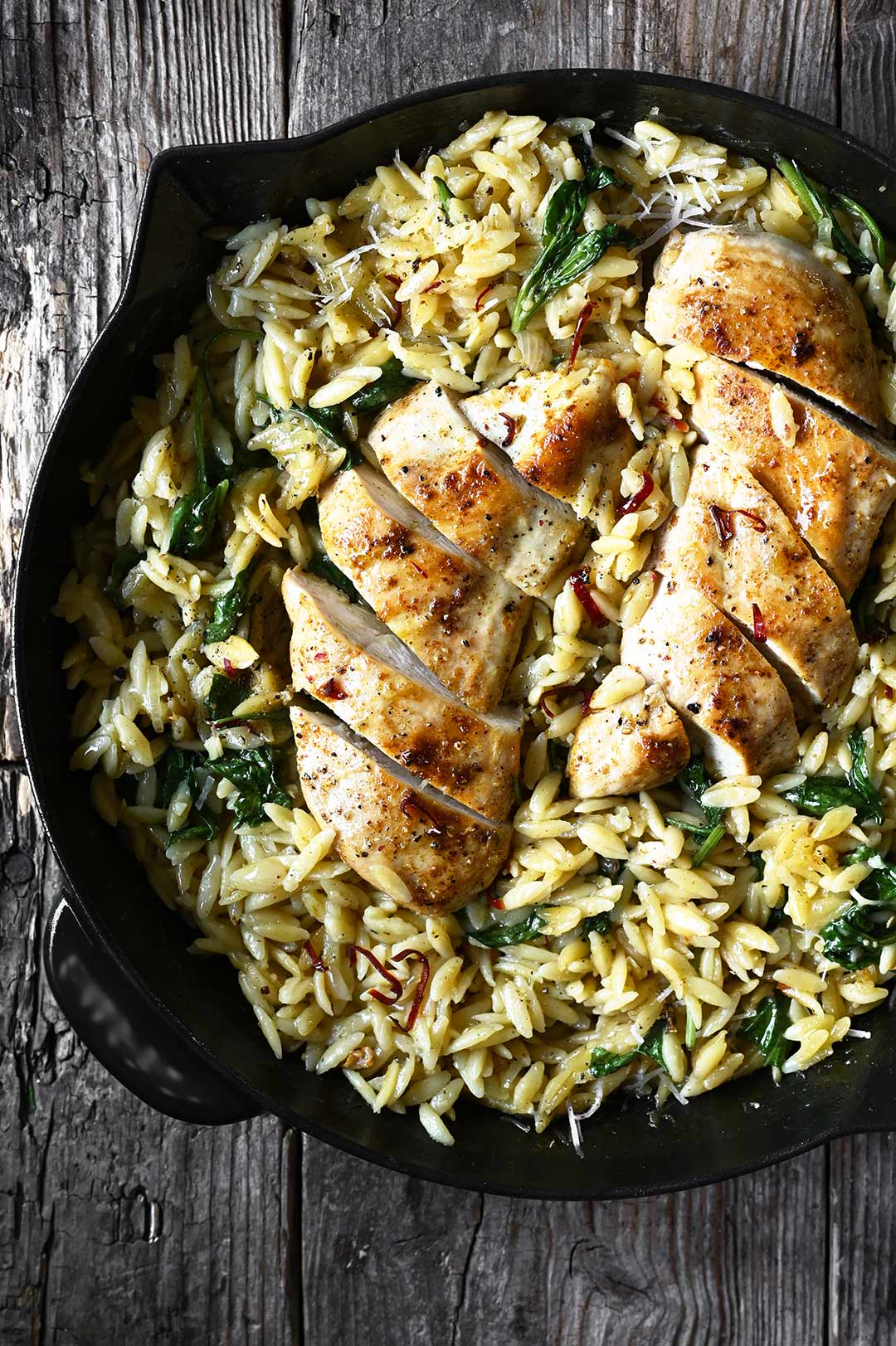 parmesan chicken with orzo parmesan chicken with orzo