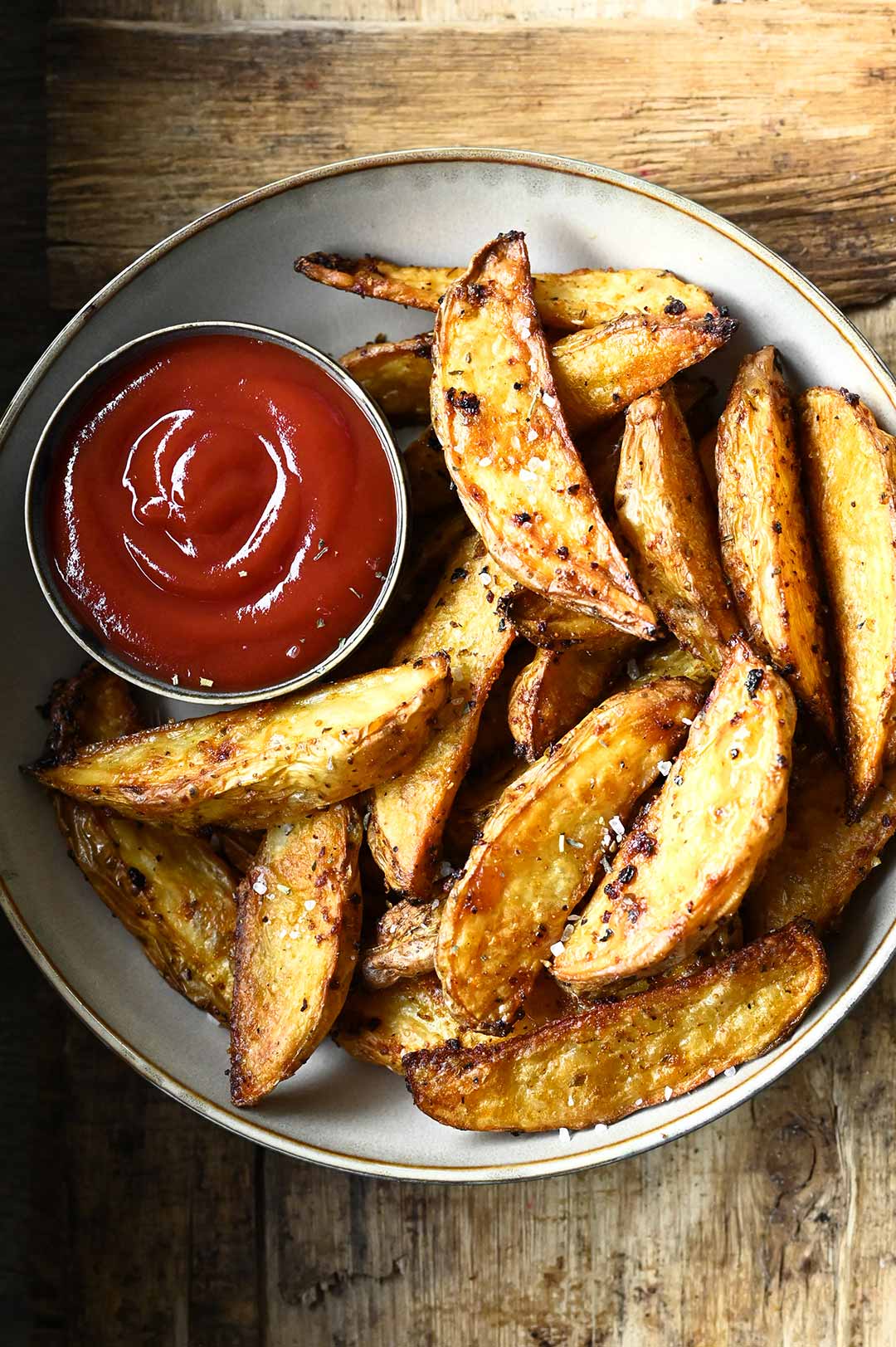 Crispy Baked Potato Wedges crispy baked potato wedges