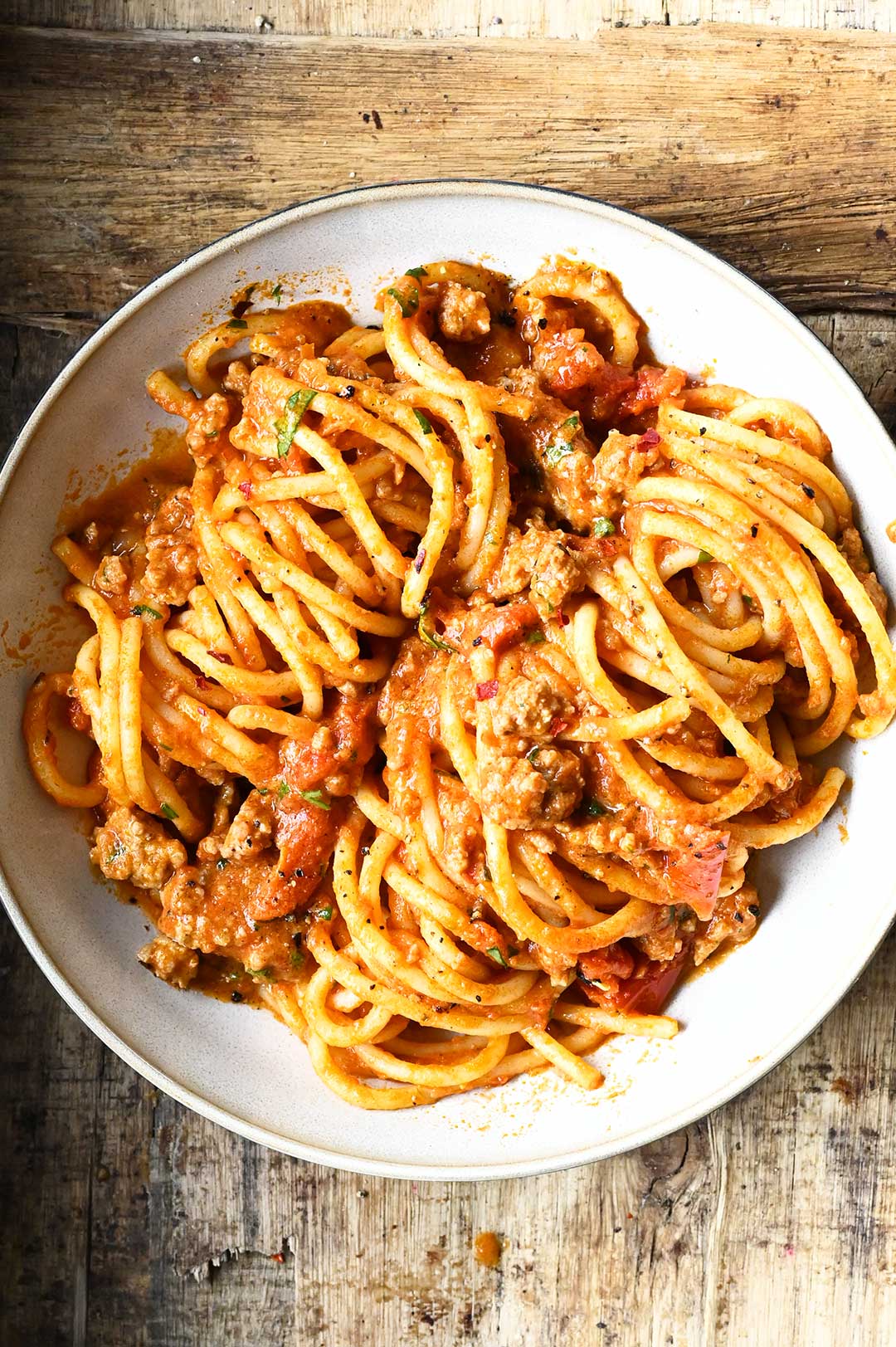 Red pesto spaghetti bolognese red pesto spaghetti bolognese
