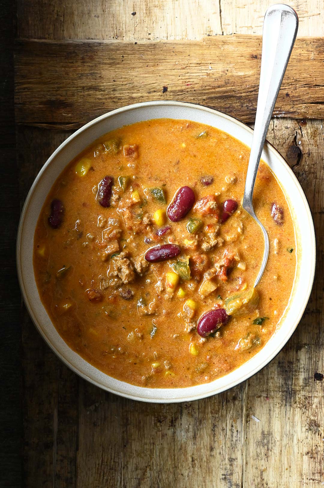 Creamy Beef Taco Soup creamy beef taco soup
