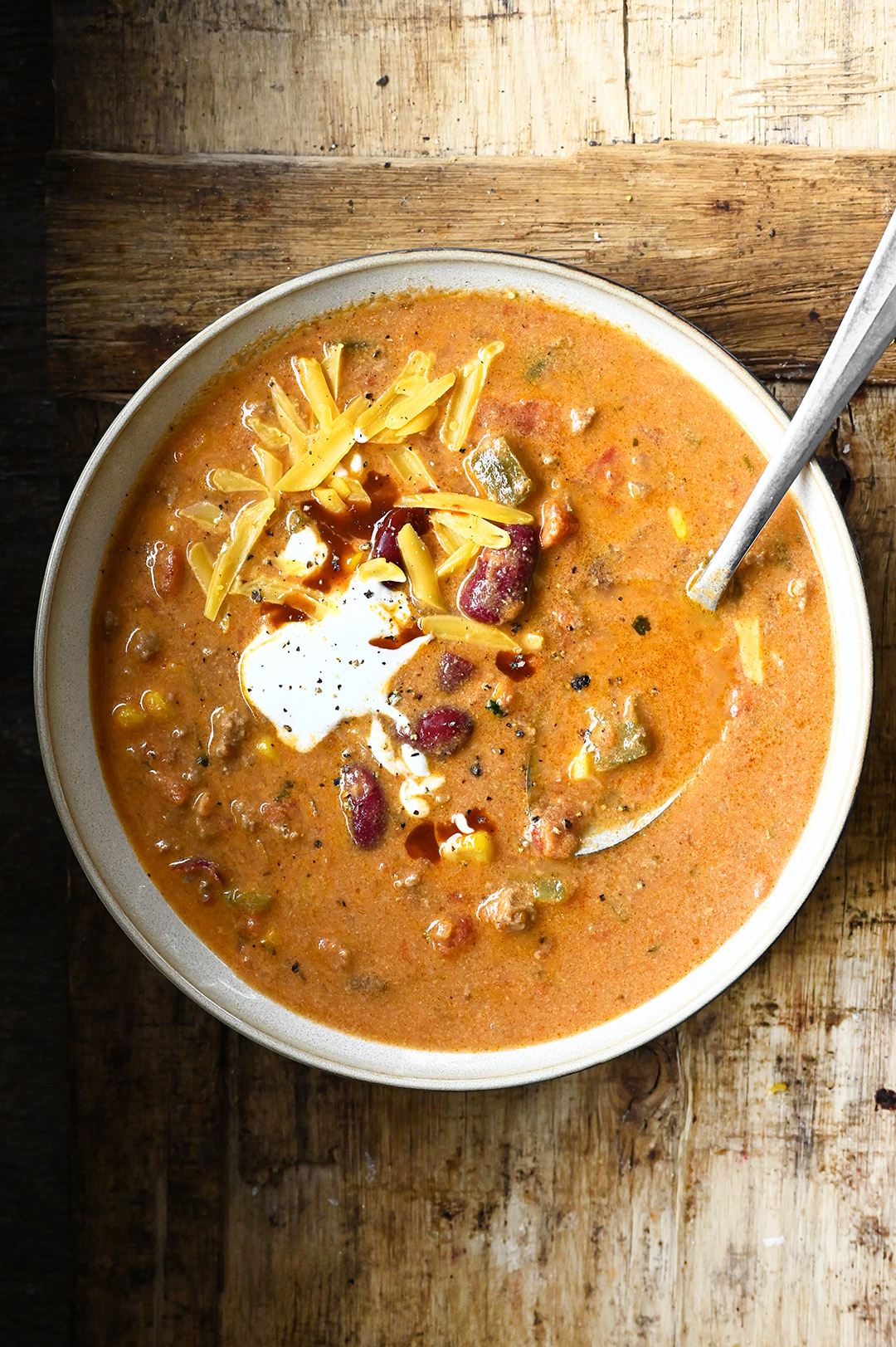 Creamy Beef Taco Soup creamy beef taco soup