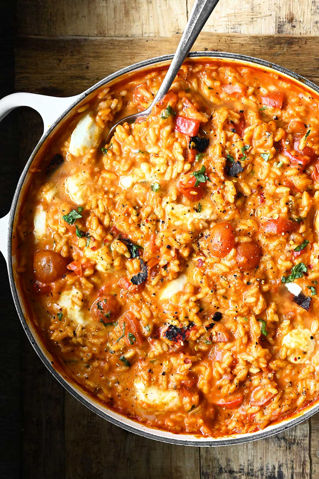 Tomato Mozzarella Risotto Tomato Mozzarella Risotto