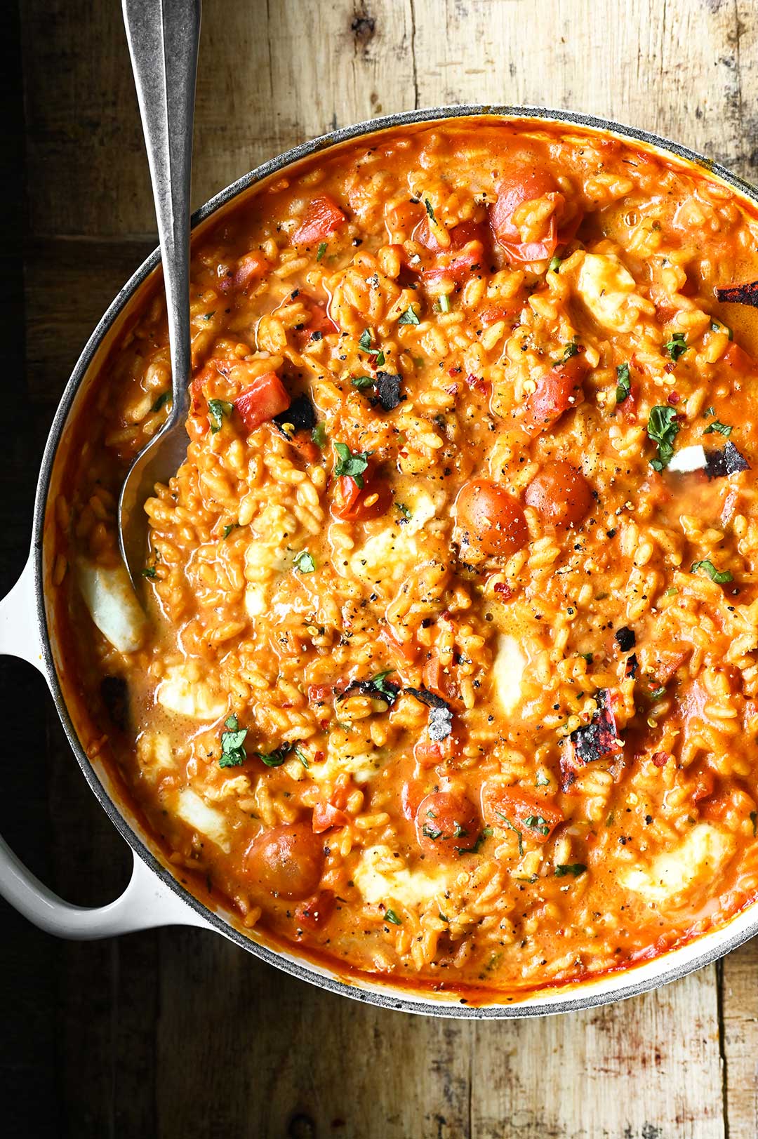 Tomato Mozzarella Risotto Tomato Mozzarella Risotto