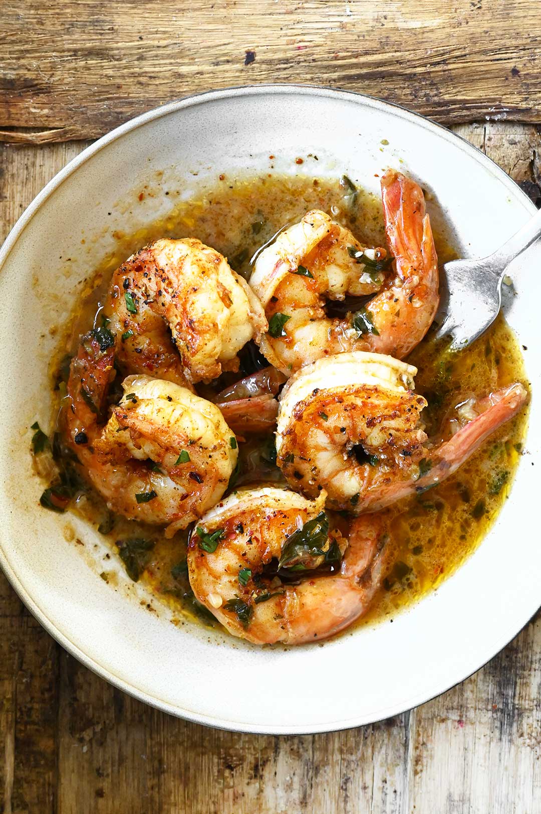Shrimp in Whiskey Butter Sauce shrimp in whiskey butter sauce