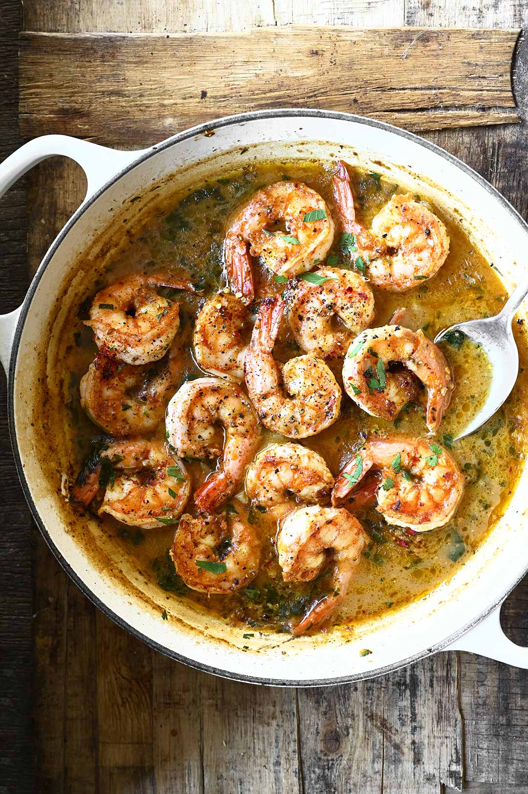 Shrimp in Whiskey Butter Sauce shrimp in whiskey butter sauce