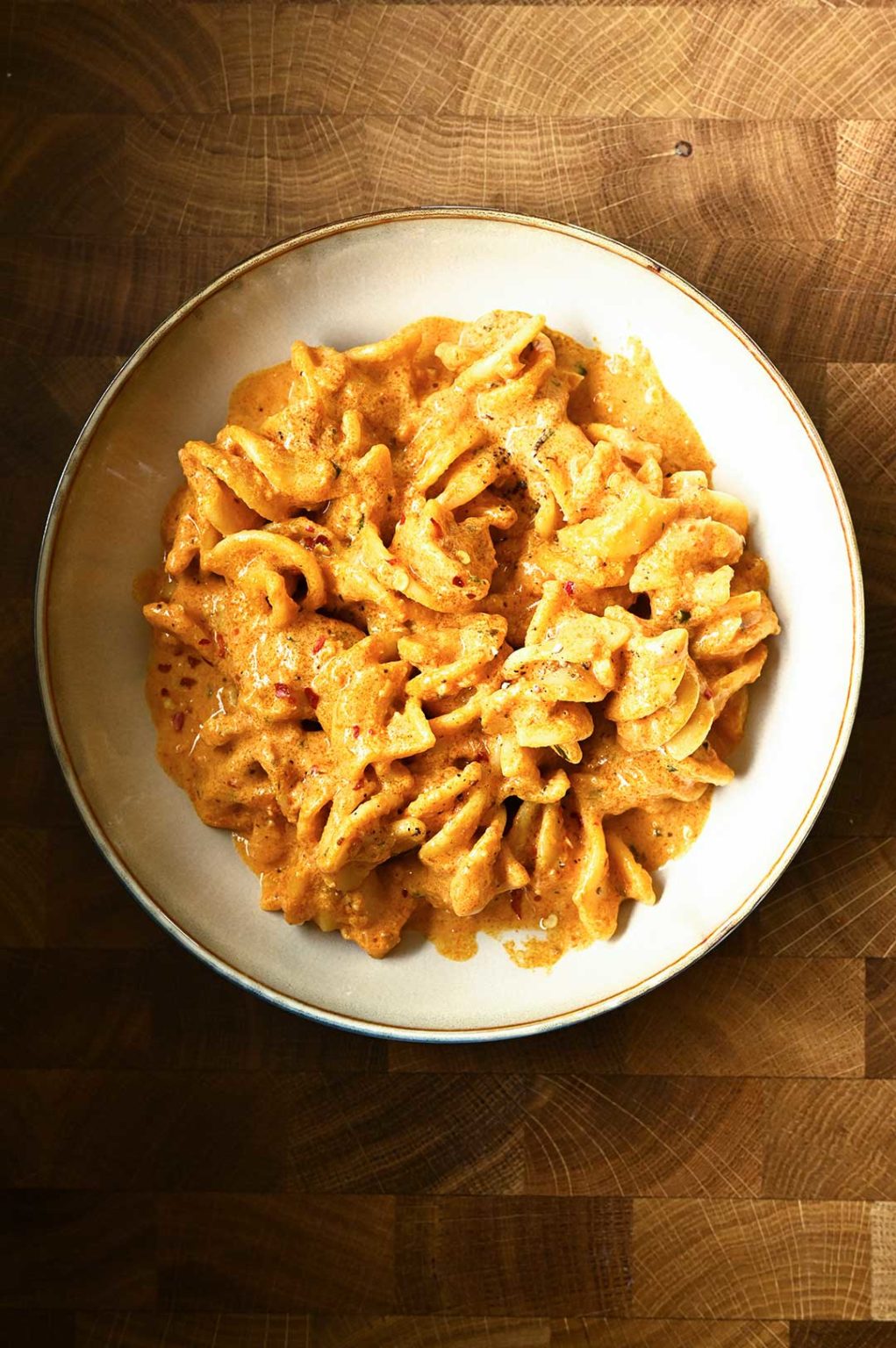 Red Pesto Mascarpone Pasta Serving Dumplings