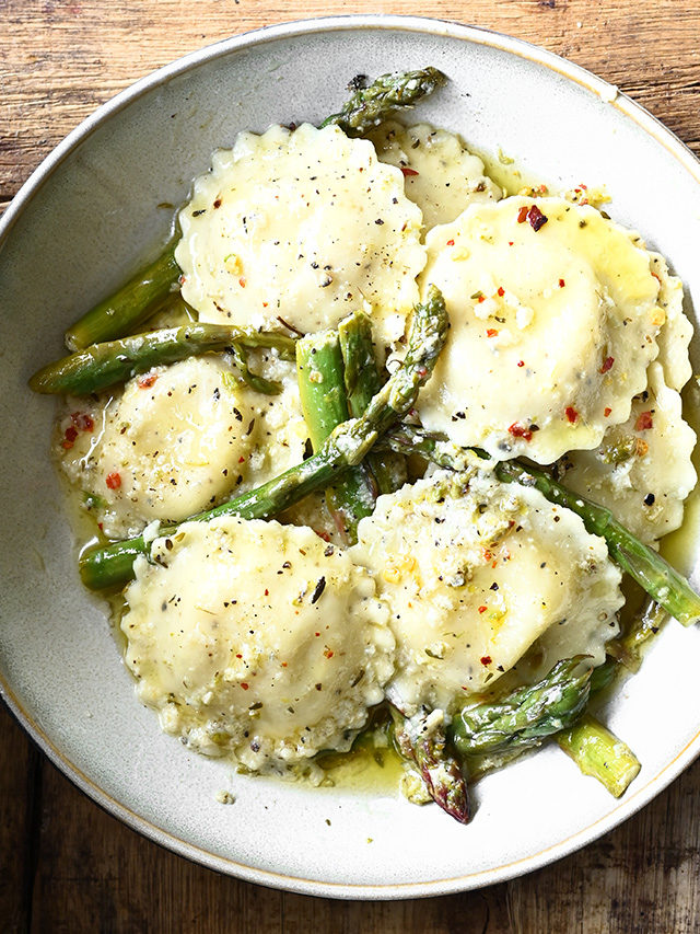 Ravioli in Lemon Parmesan Butter