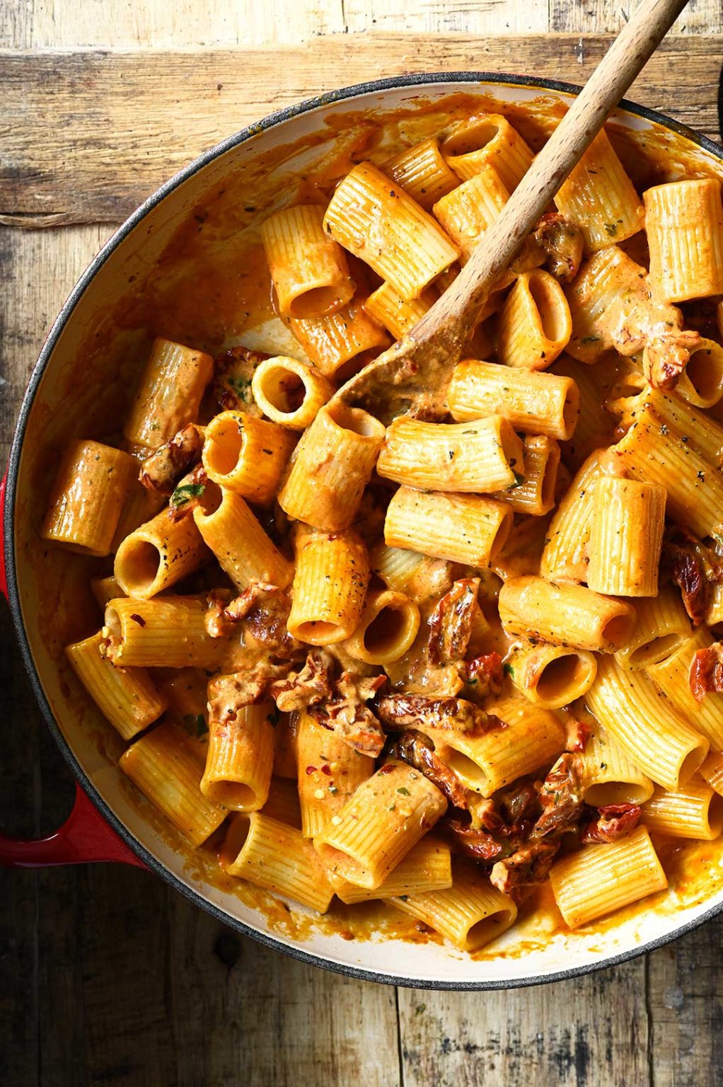 SunDried Tomato Rigatoni Serving Dumplings