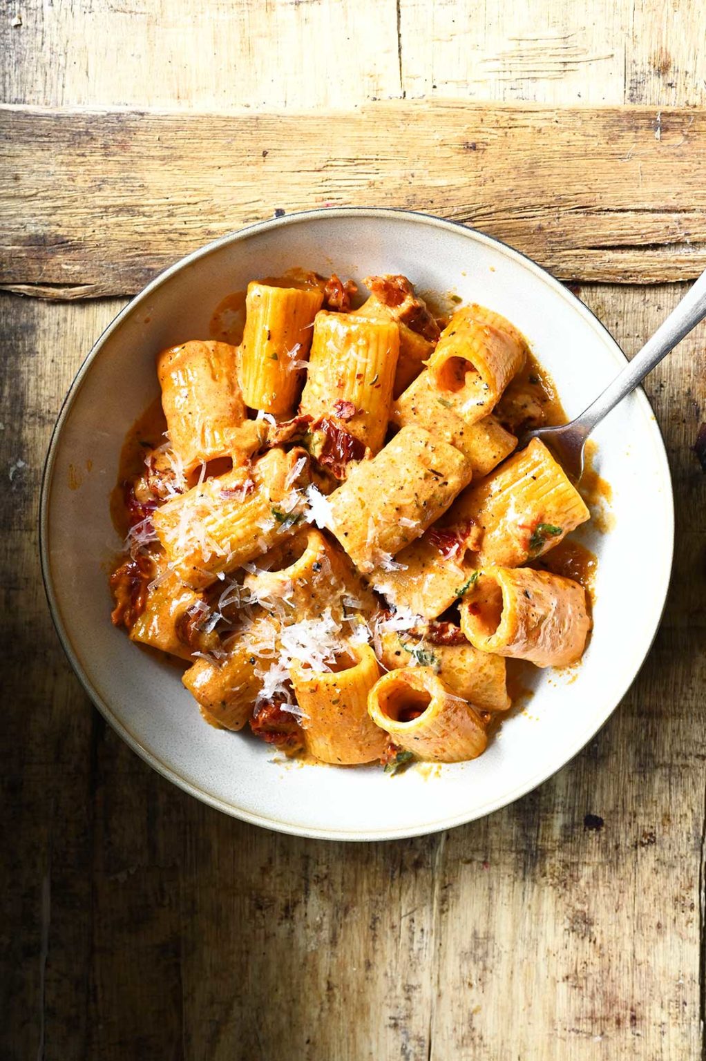 SunDried Tomato Rigatoni Serving Dumplings