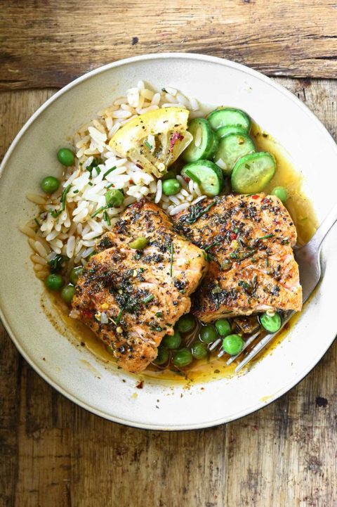 cajun honey garlic butter salmon