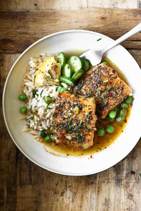 cajun honey garlic butter salmon