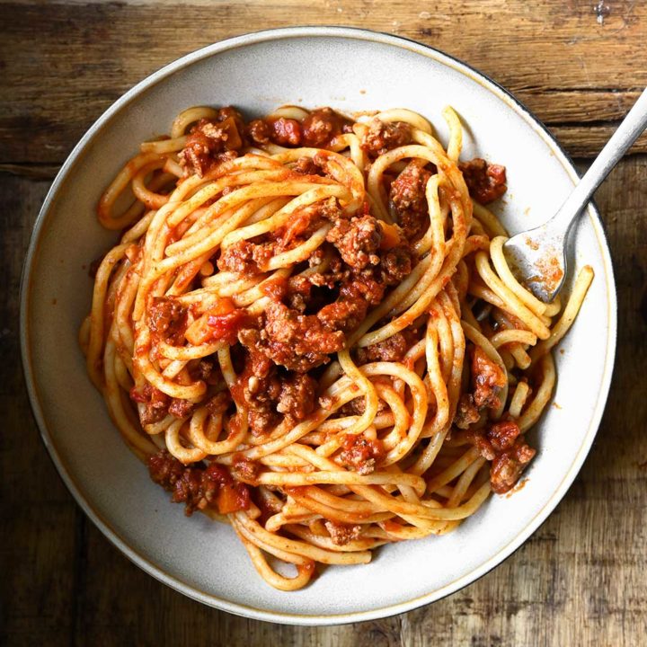 greek style spaghetti