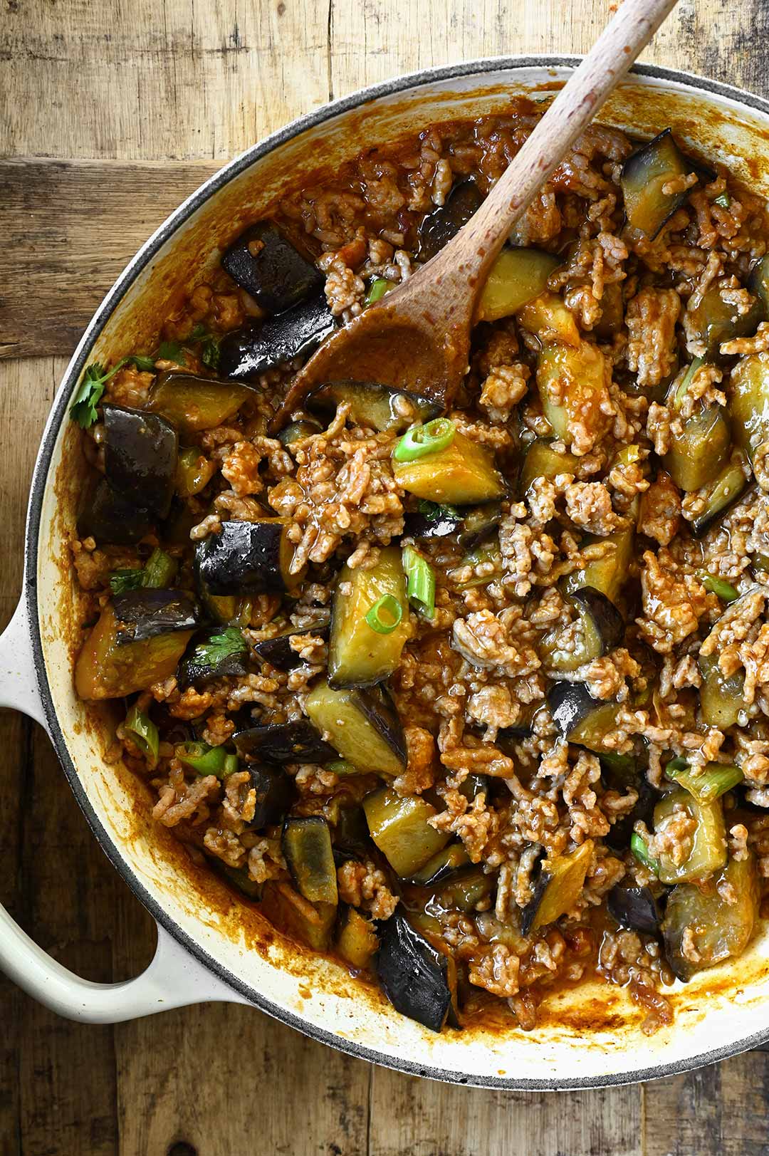 gochujang eggplant rice bowls