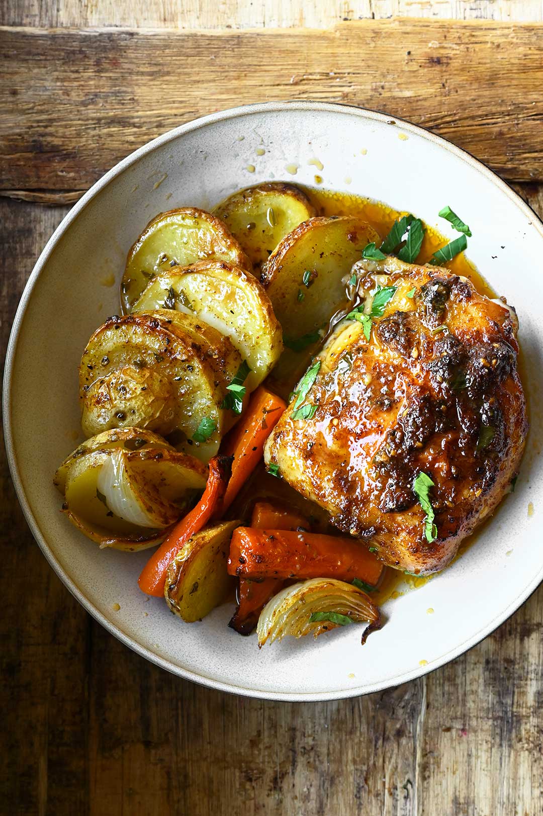 Lebanese Baked Chicken with Potatoes lebanese baked chicken with potatoes
