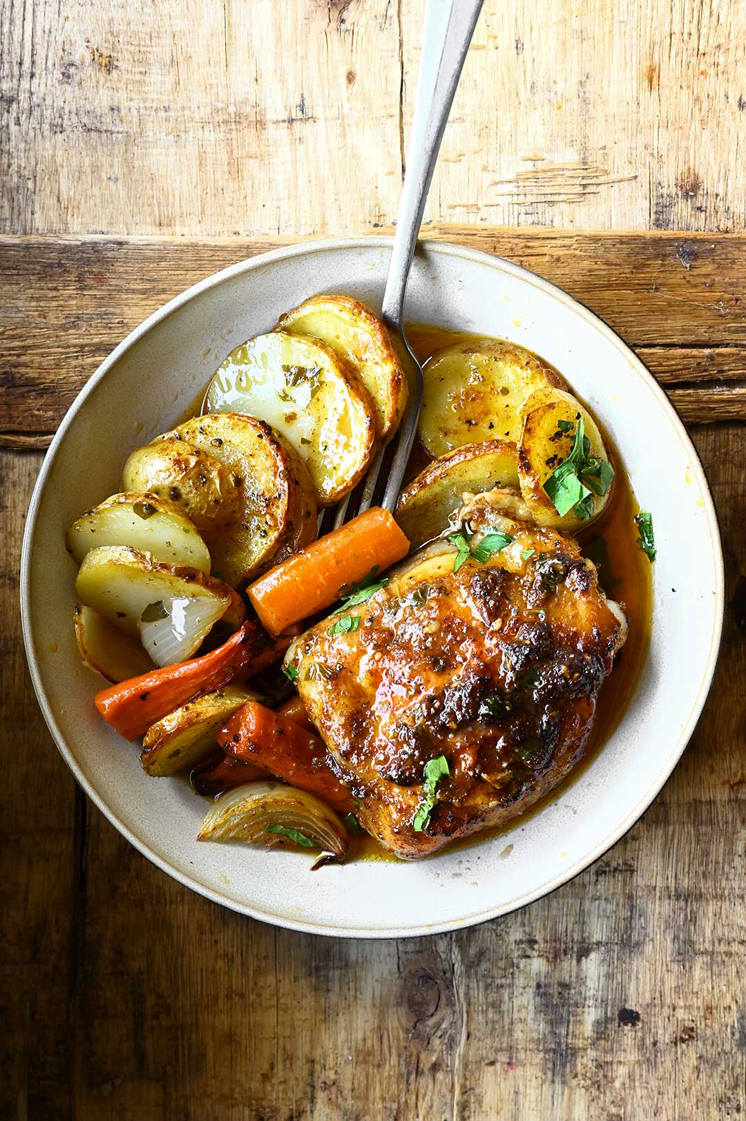 lebanese baked chicken with potatoes