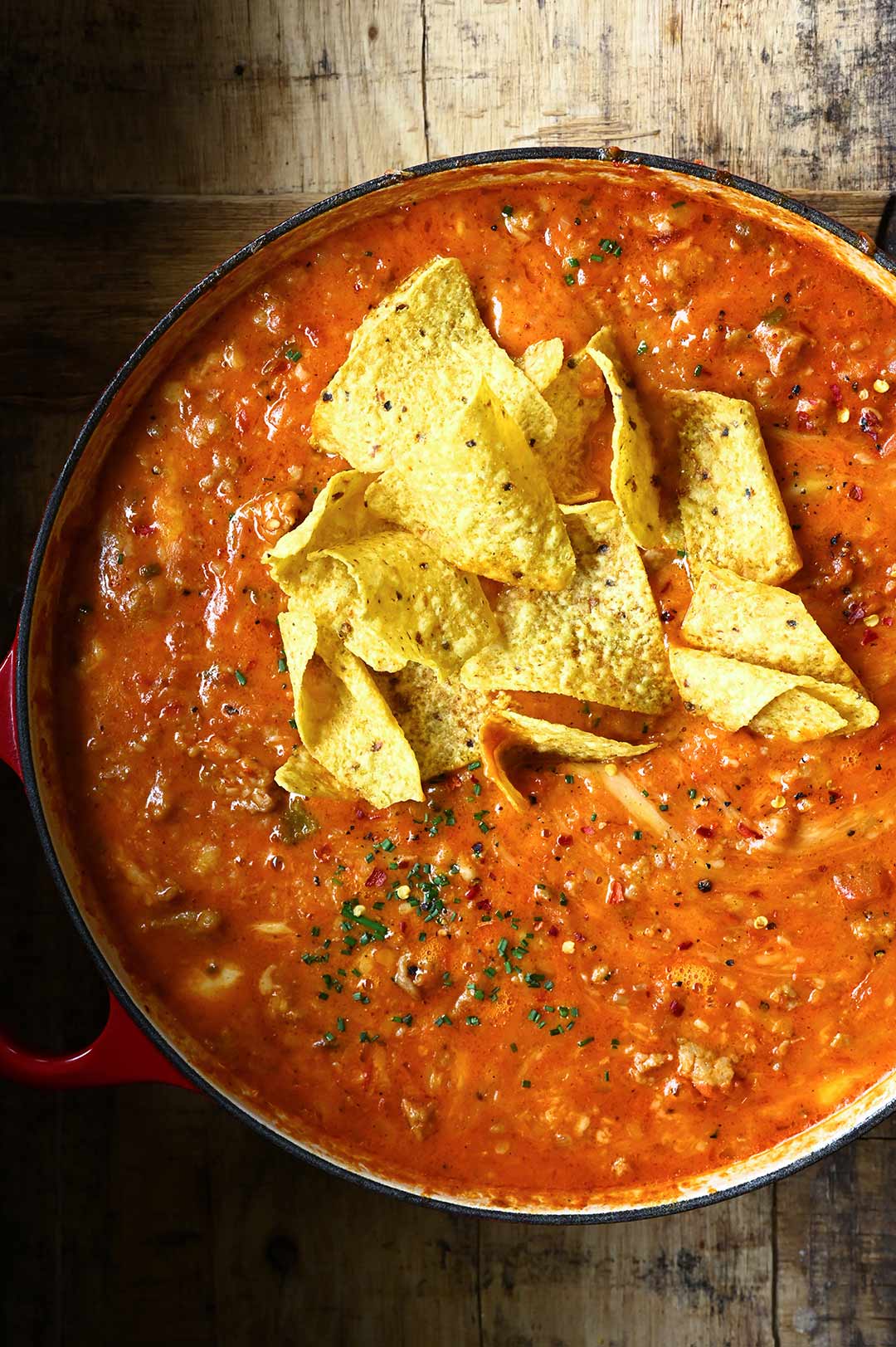 cheesy chicken taco dip