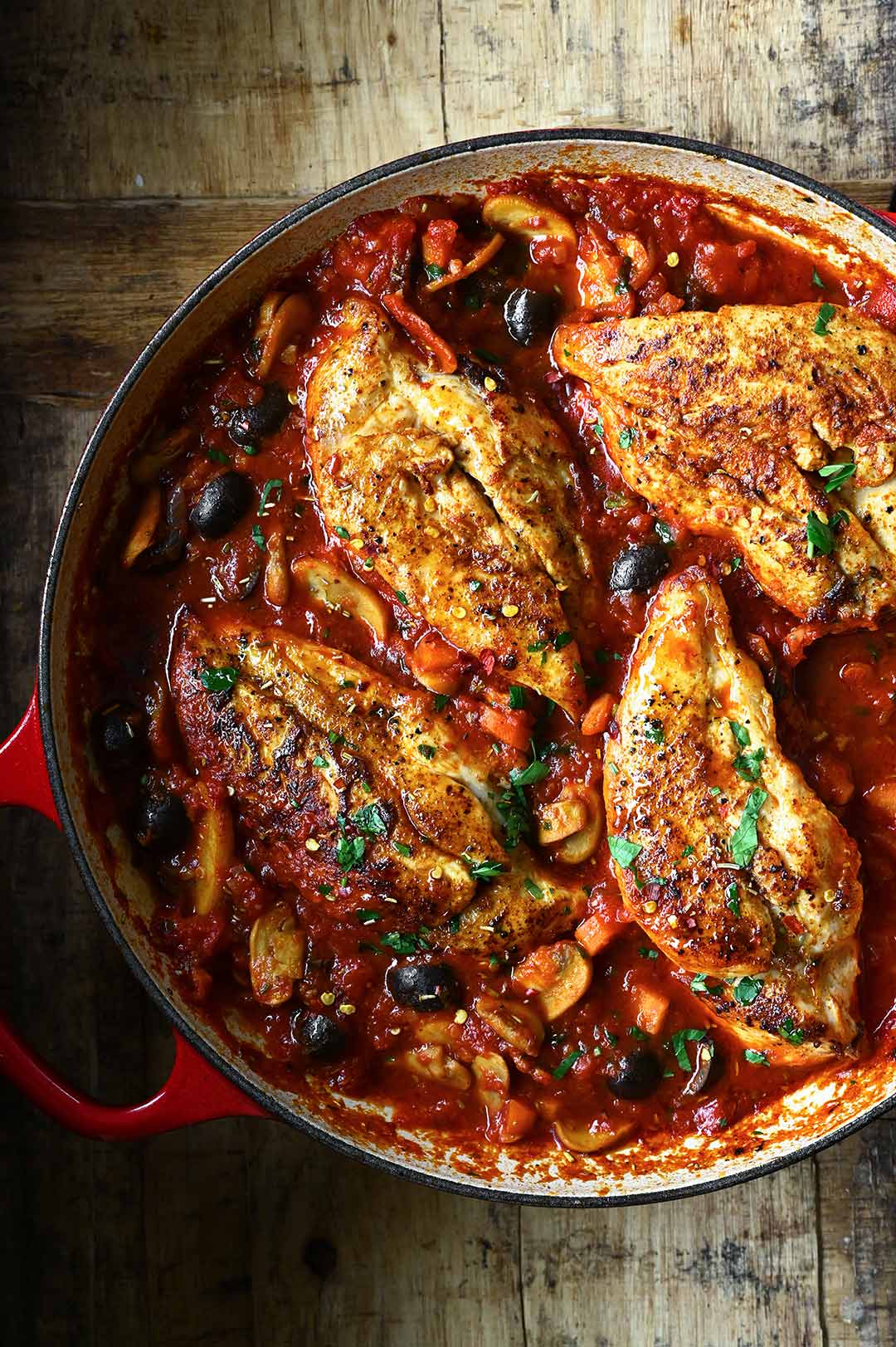 chicken cacciatore